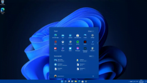 Pantalla de inicio de Windows 11